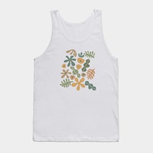 Boho Tropicals - Beige Tank Top